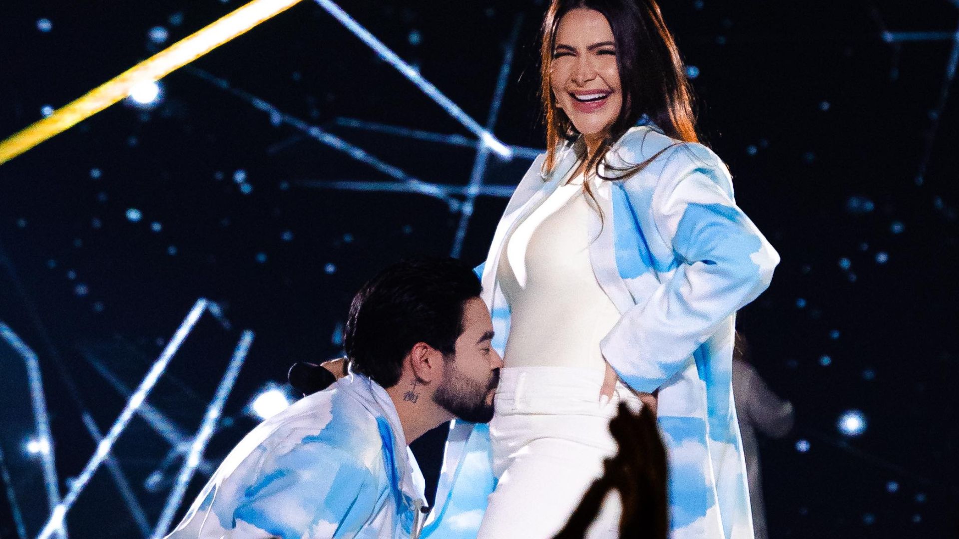 Yudi Tamashiro e a esposa, Mila Braga, anunciam primeira gravidez