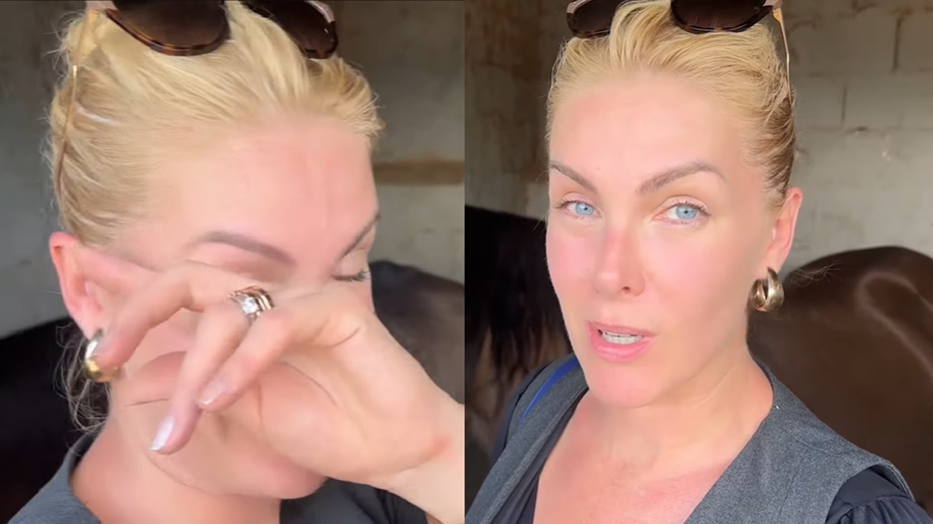 Ana Hickmann se emociona com presente especial de Edu Guedes: ‘É sério?’