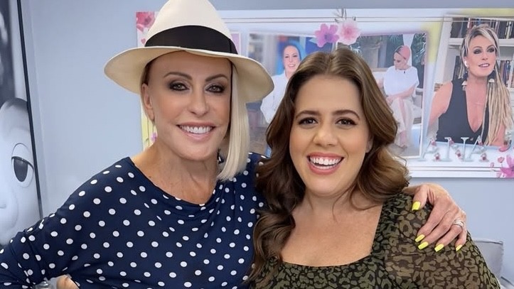 Ana Maria Braga mostra bastidores do anúncio da gravidez de Tati Machado