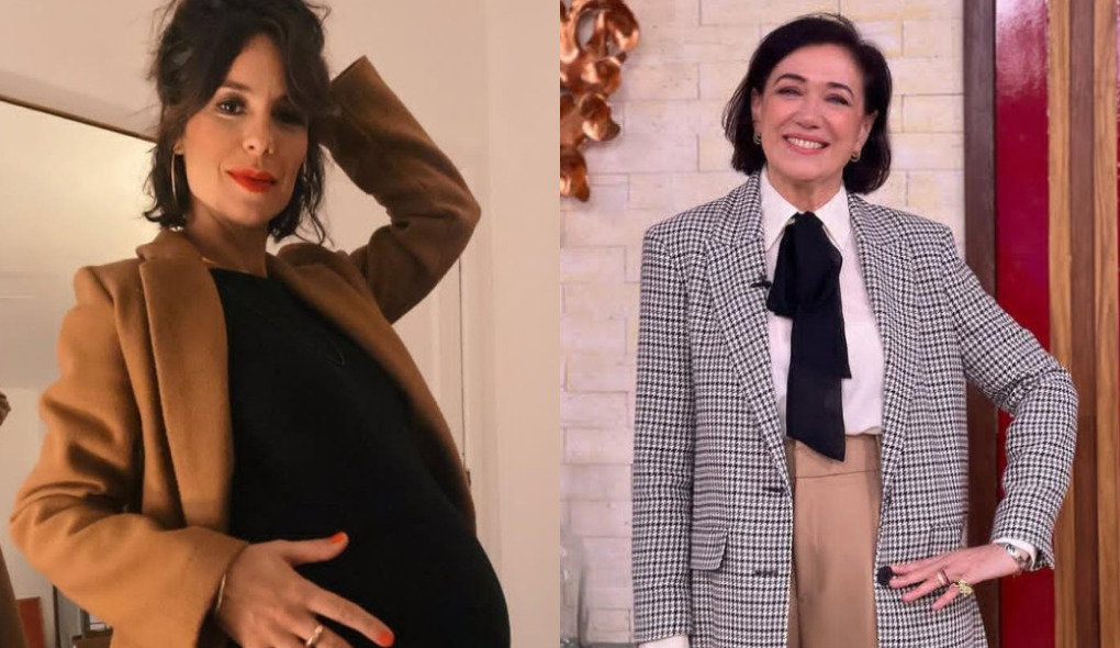 Andréia Horta mostra a filha pela primeira vez e encanta Lilia Cabral: ‘Quanta paixão!’