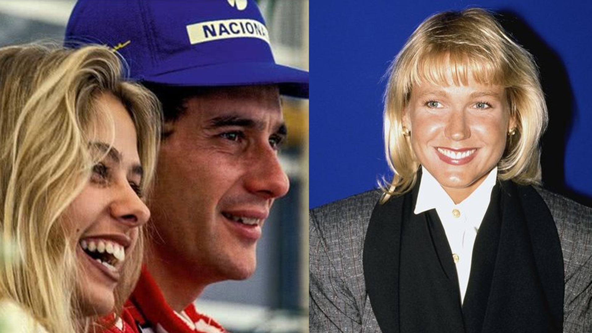 Adriane Galisteu, Ayrton Senna e Xuxa