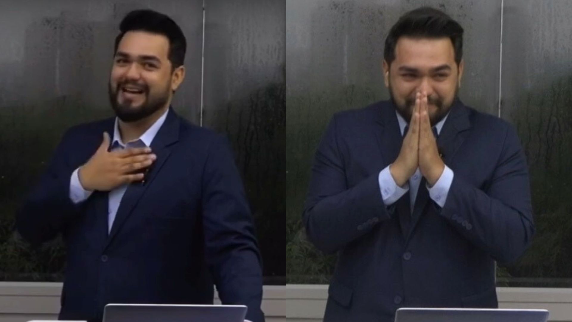 Âncora da Globo emociona ao deixar jornal ao vivo após receber ligação especial