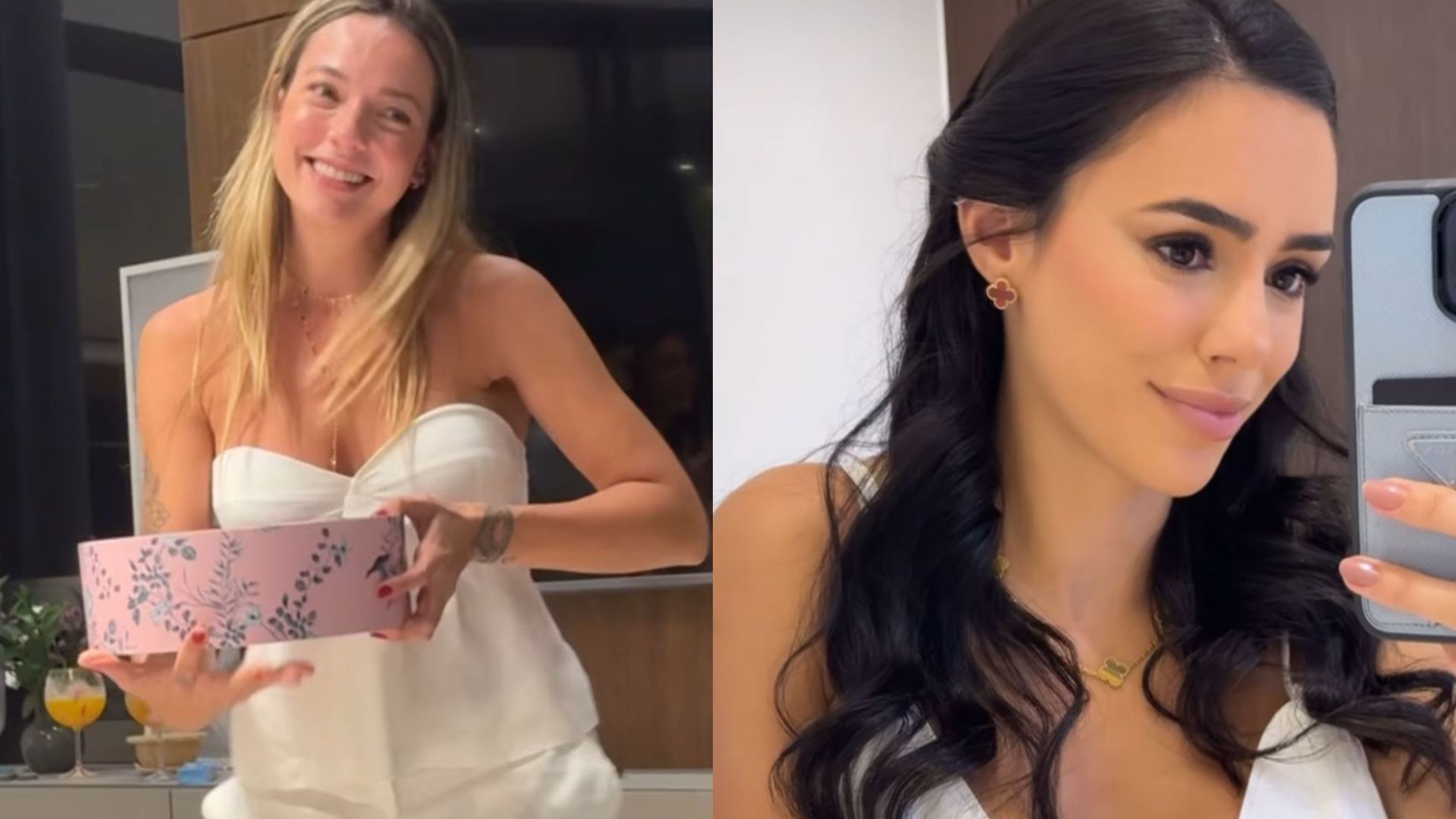 Bruna Biancardi se junta a ex de Neymar para confraternização de amigas