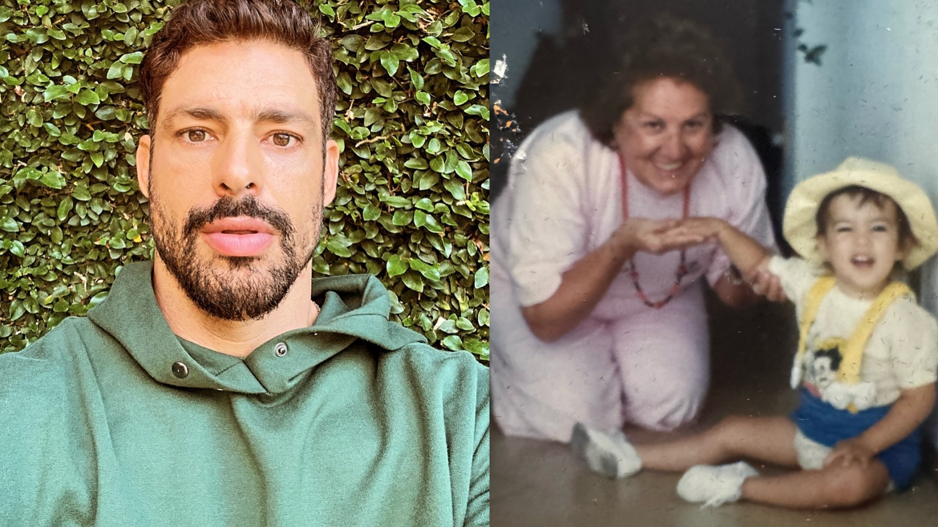 Cauã Reymond lamenta morte da avó: ‘Sem você eu não estava aqui’