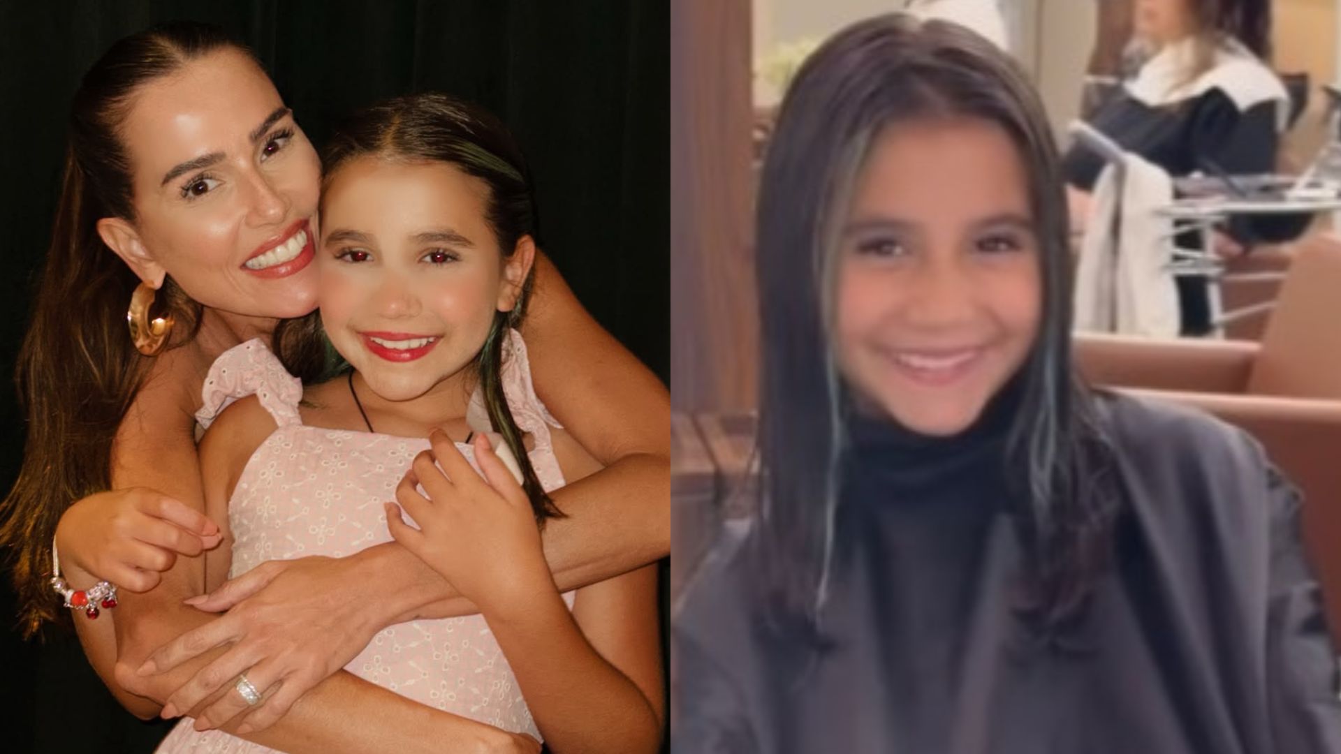 Deborah Secco encanta ao mostrar novo visual da filha: ‘Xerox da mamãe’