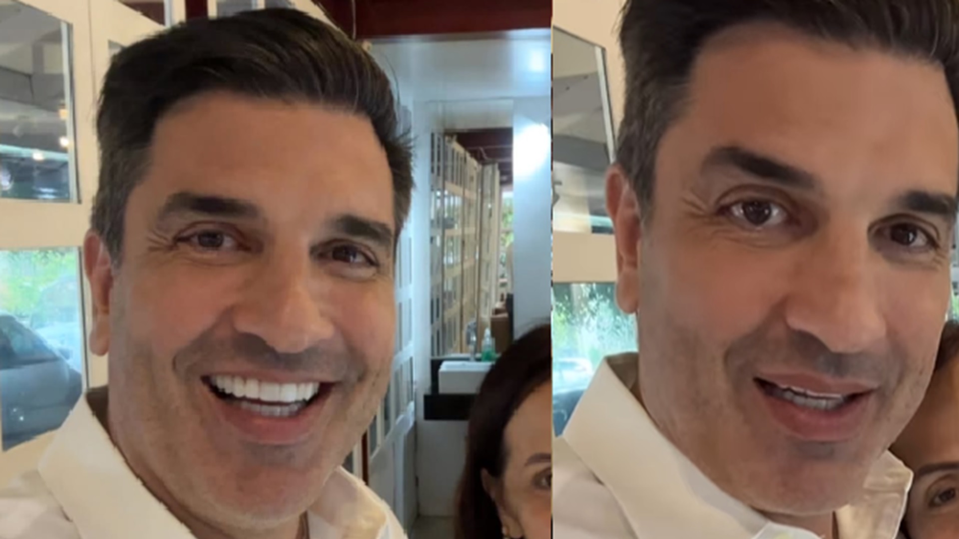 Mãe de Edu Guedes rouba a cena em vídeo com o filho: ‘Linda e elegante’