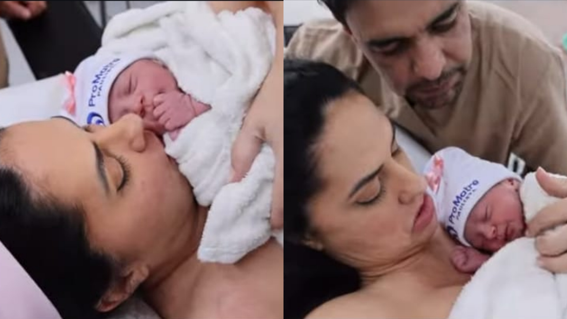 Graciele Lacerda se emociona com vídeo do parto da filha: ‘Amor e gratidão’