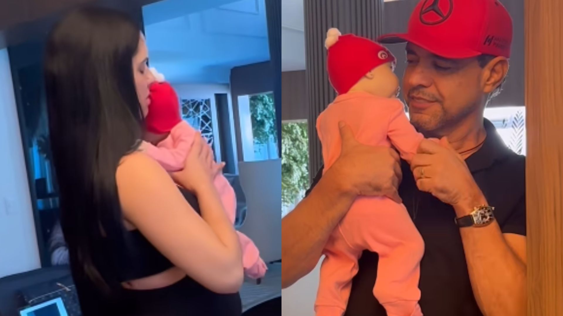 Graciele Lacerda mostra curso preparatório antes do nascimento da filha