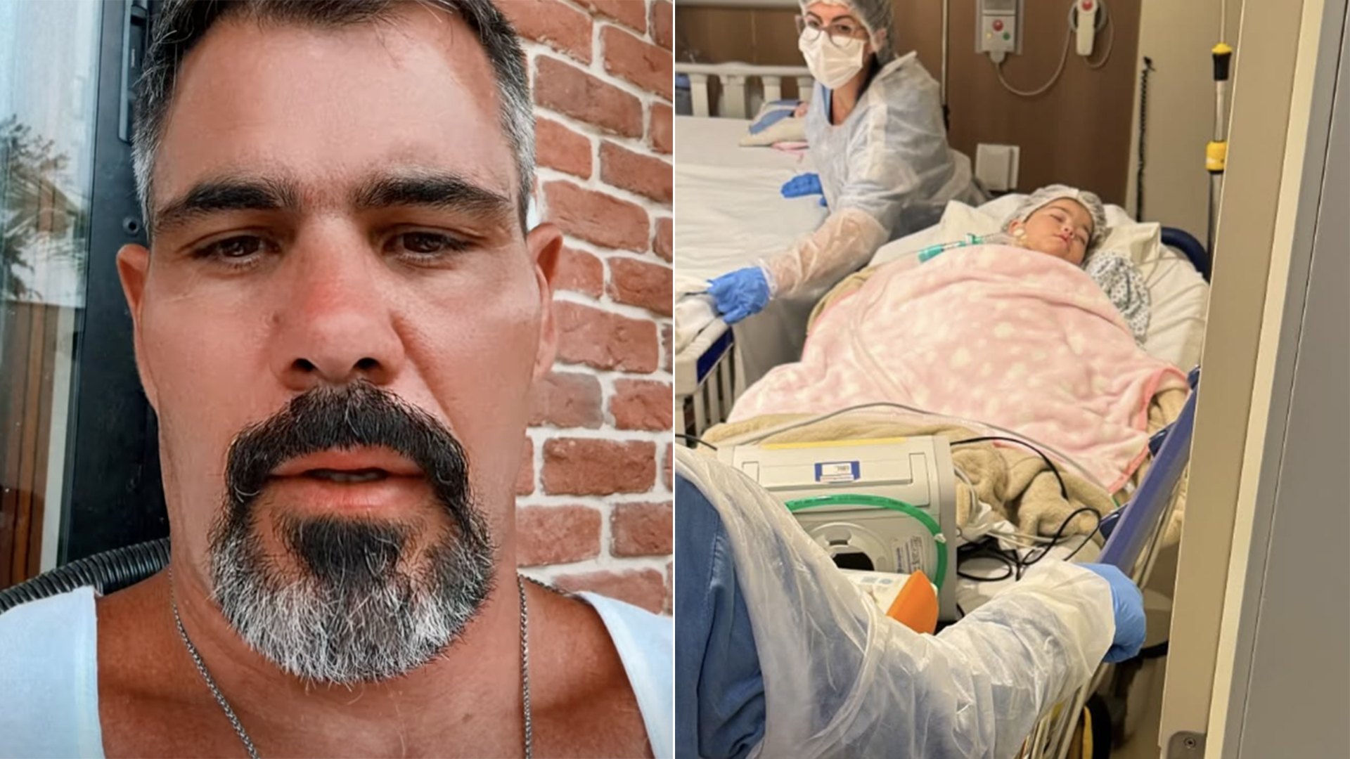 Juliano Cazarré fala sobre a saúde da filha que está internada: ‘Forte’