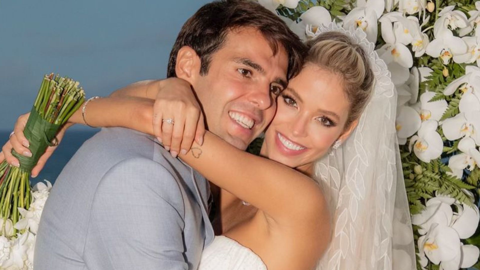 Kaká ganha declaração da esposa em aniversário de casamento: ‘Até a eternidade’