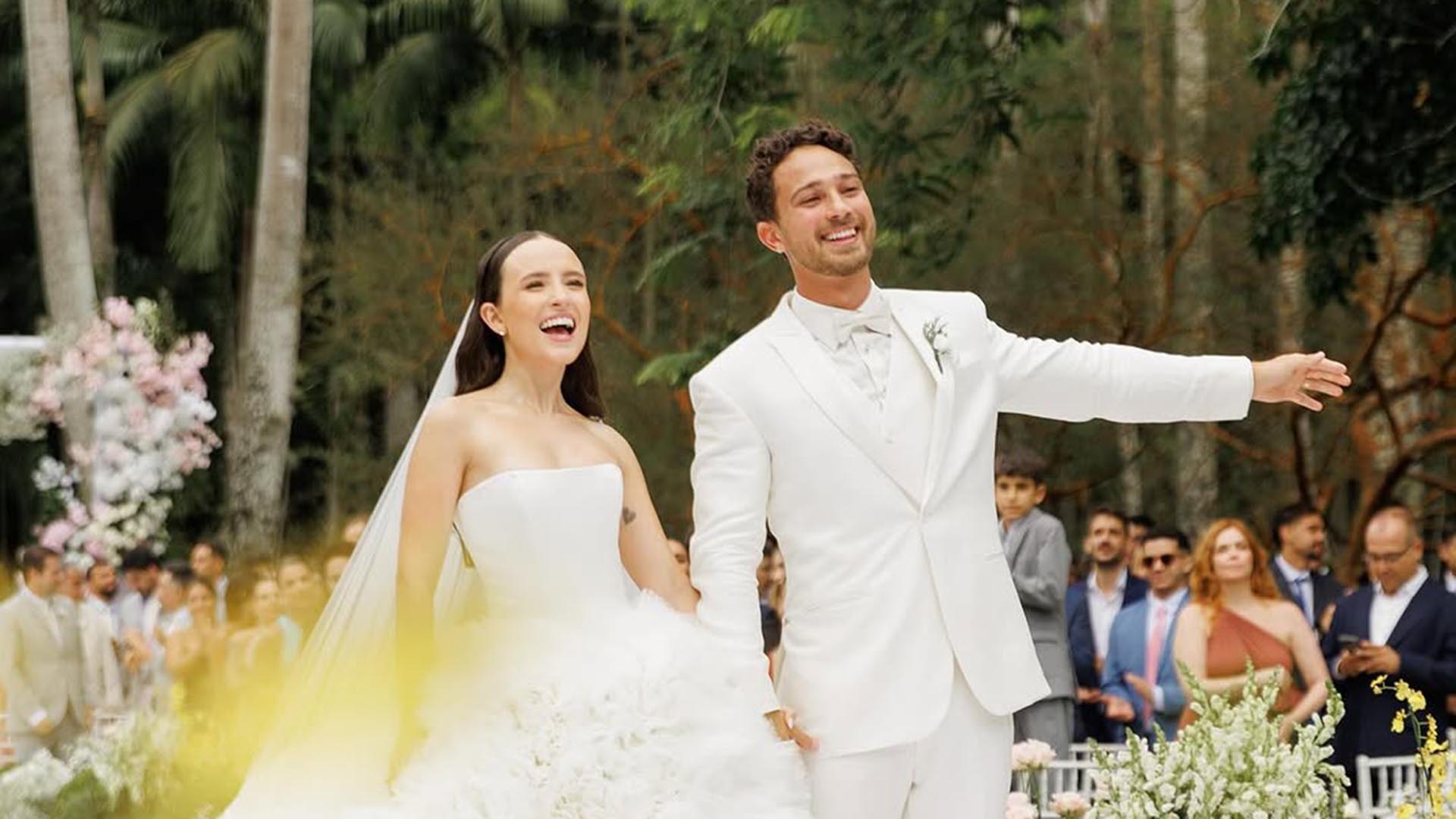 Fotos oficiais: Larissa Manoela e André Luiz revelam detalhes do casamento