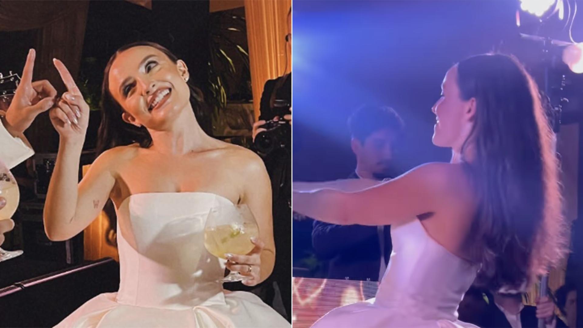 Larissa Manoela: Veja o segundo vestido da noiva para curtir a festa