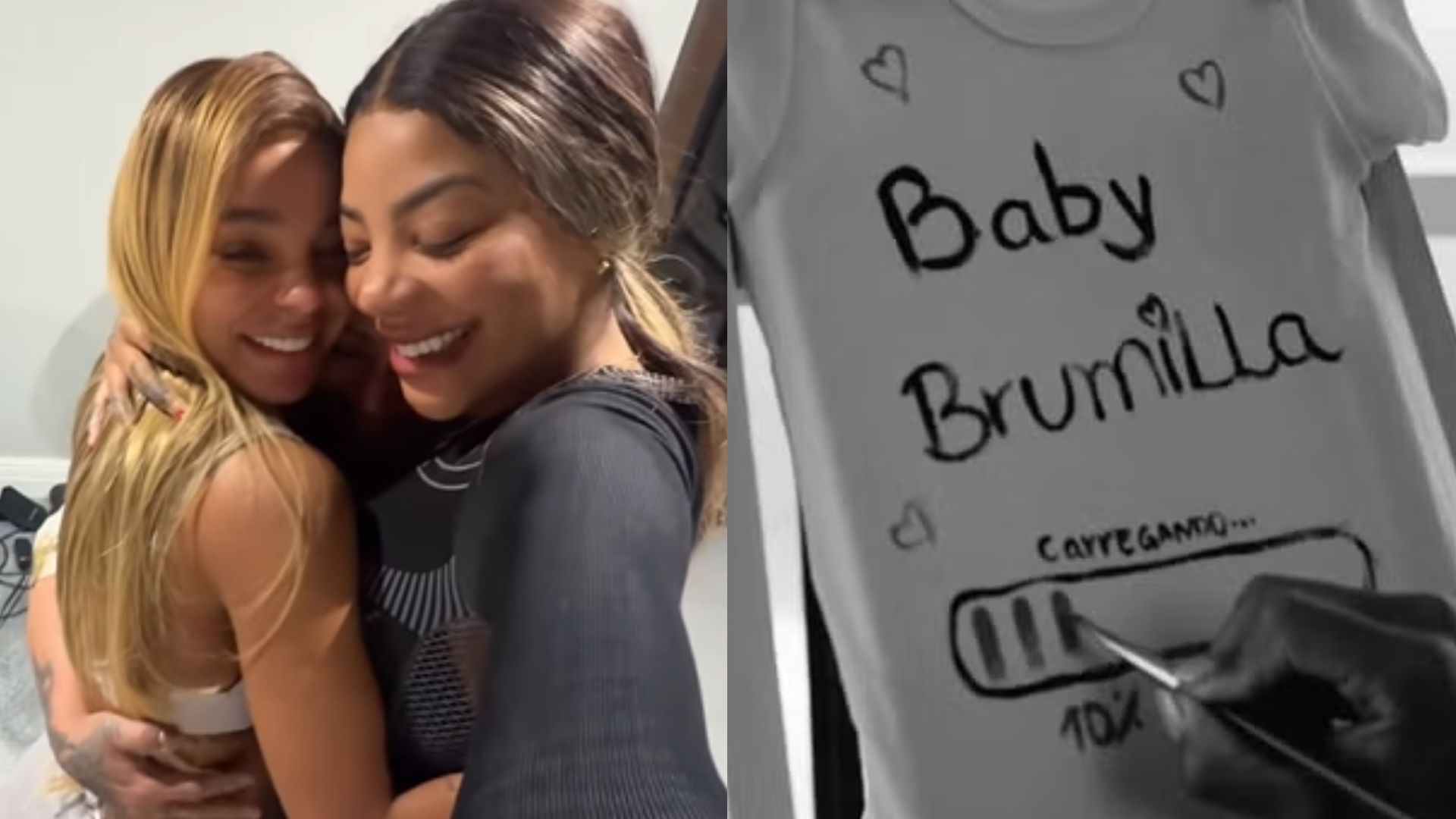Ludmilla mostra reação da família ao revelar gravidez de Brunna Gonçalves