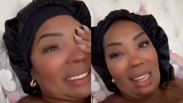 No dia do chá revelação Silvana, mãe de Ludmilla, dá palpite sobre o sexo do bebê