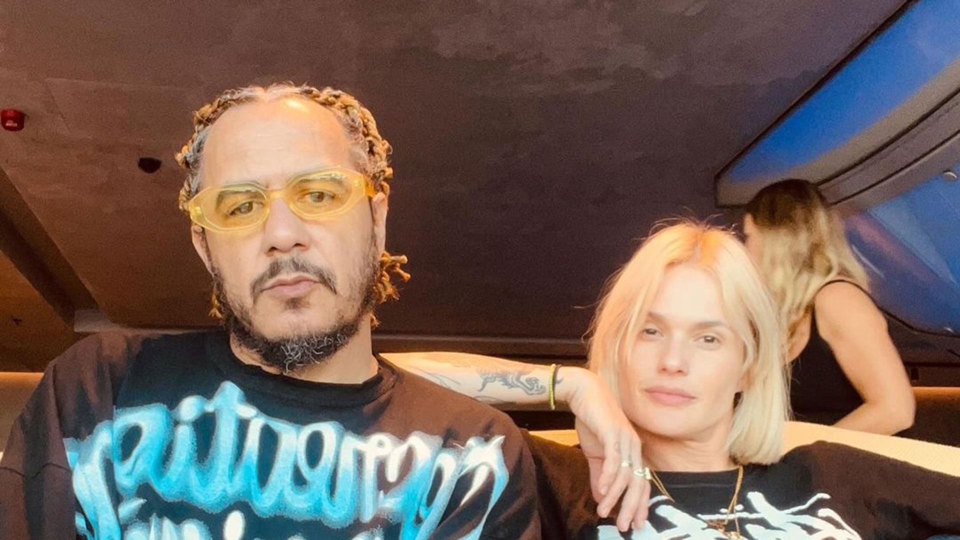 Marcelo D2 se declara para a esposa Luiza Machado: ‘Amo tanto’