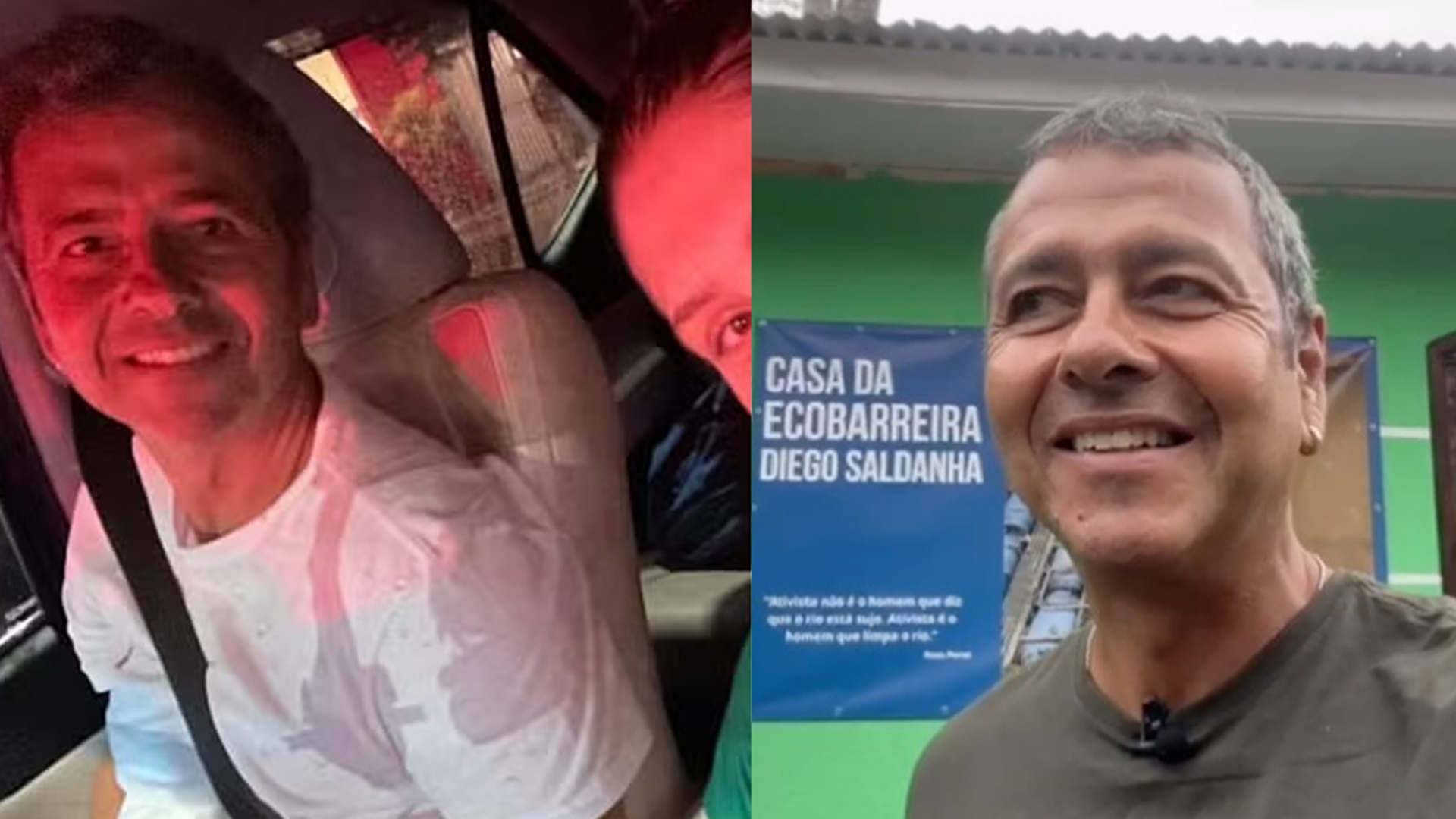Marcos Palmeira surge em clique raro com a filha de 17 anos: ‘Ainda me leva’
