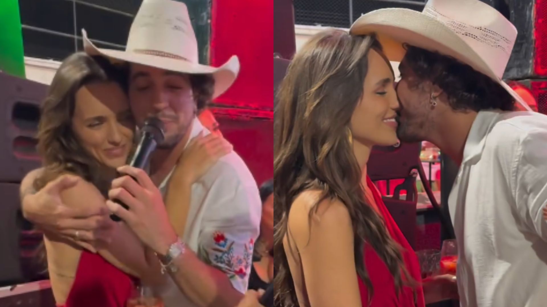 Rafa Kalimann ganha declaração romântica de Nattan durante show