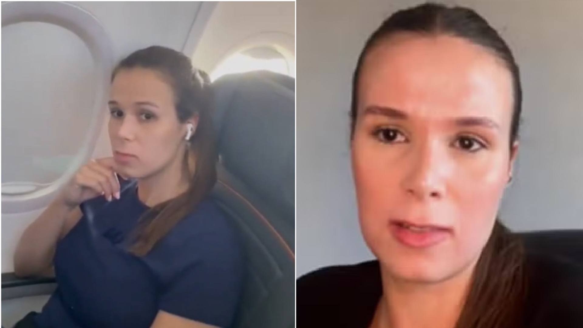 Passageira que se negou a trocar de lugar no avião fala pela 1ª vez: ‘Medo’