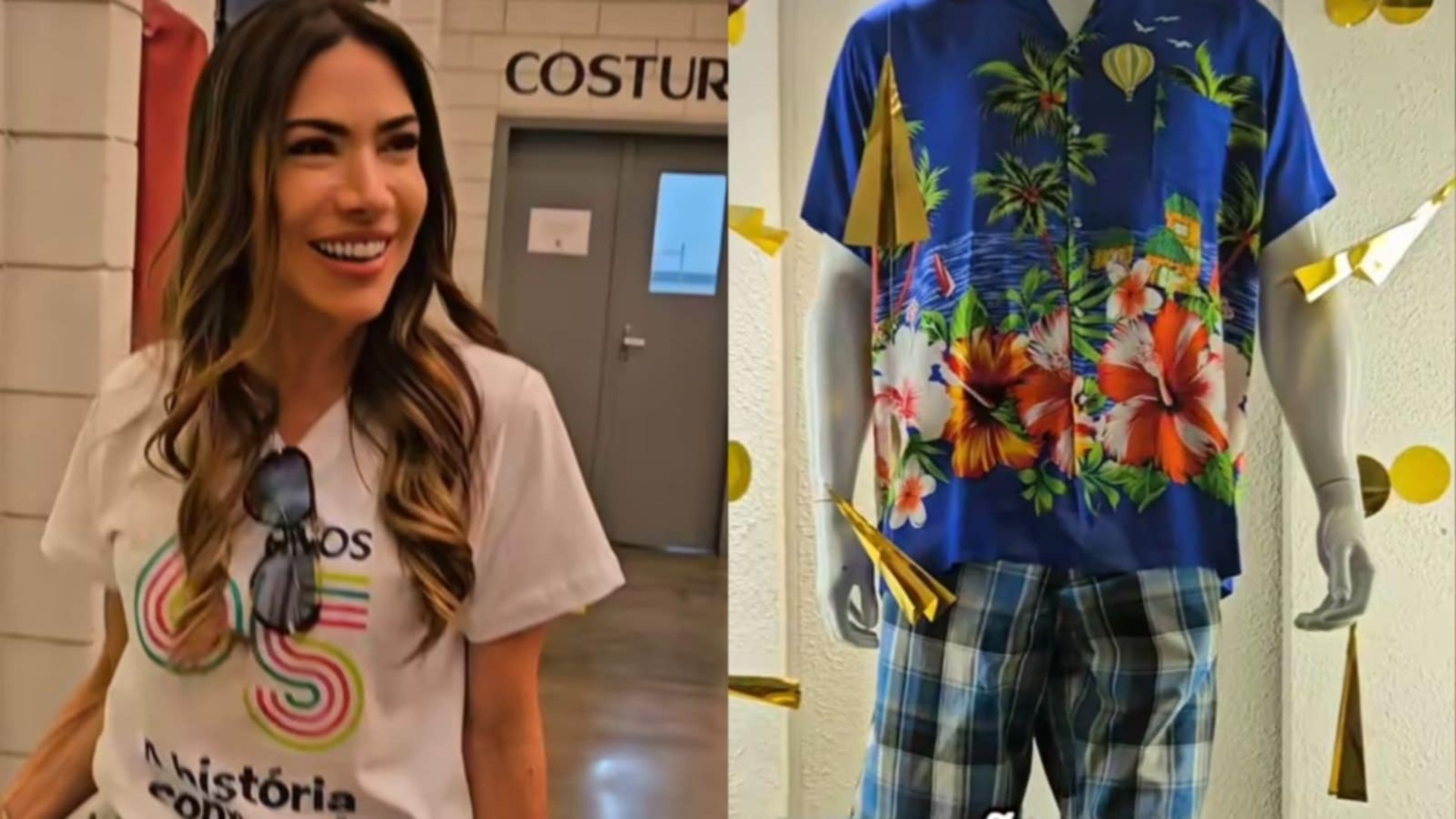 Patricia Abravanel mostra exposição de looks de Silvio Santos no SBT; veja