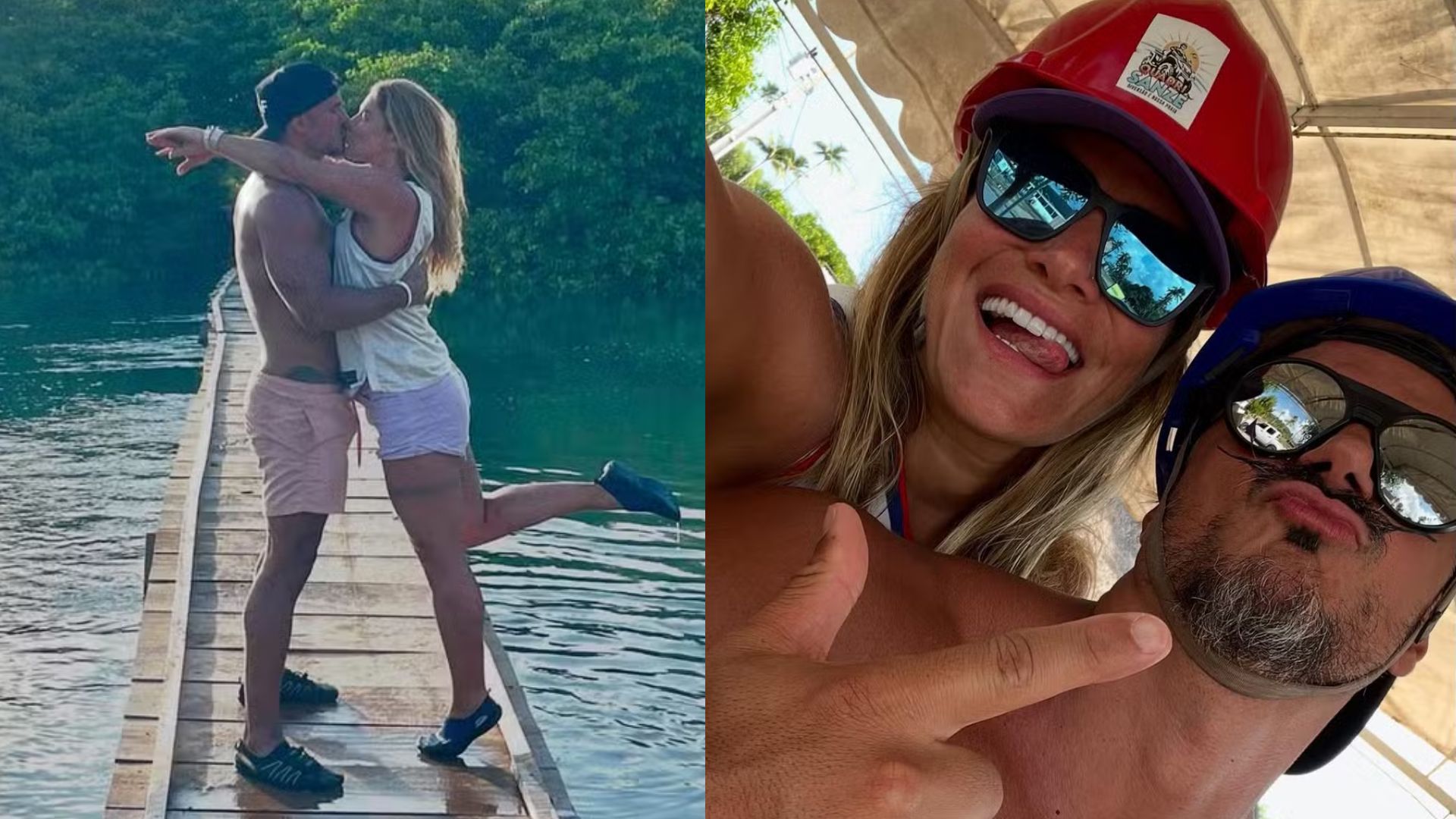Cotados para o BBB 25, Priscila Fantin e o marido curtem verão juntos