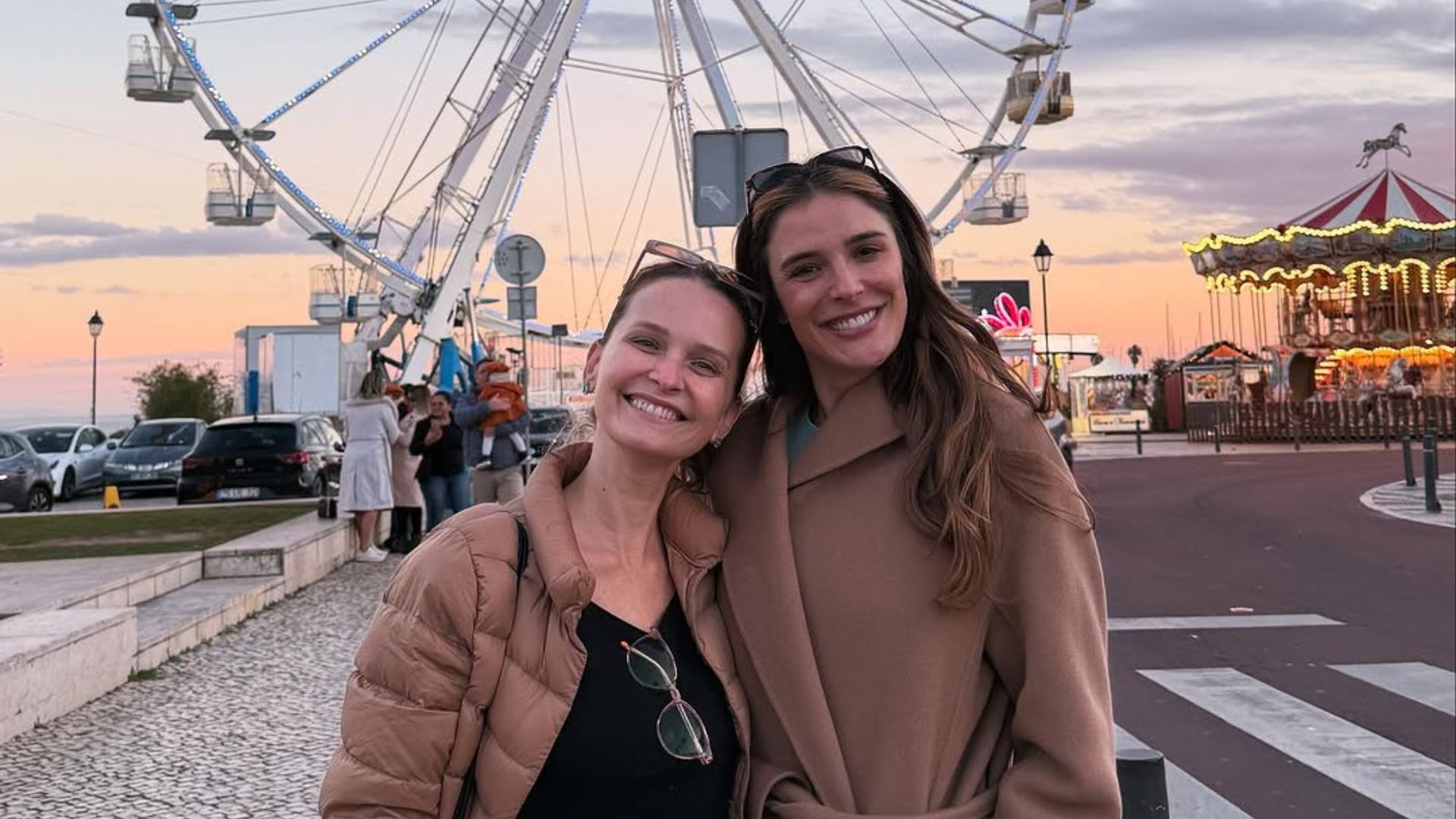 Rafa Brites posa com Fernanda Rodrigues e celebra amizade