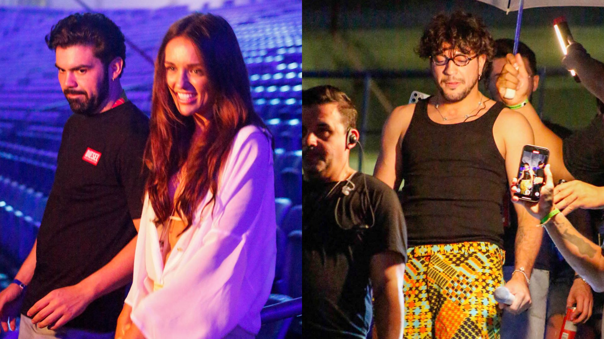 Após Nattan revelar que namoraria Rafa Kalimann, atriz marca presença em show do cantor