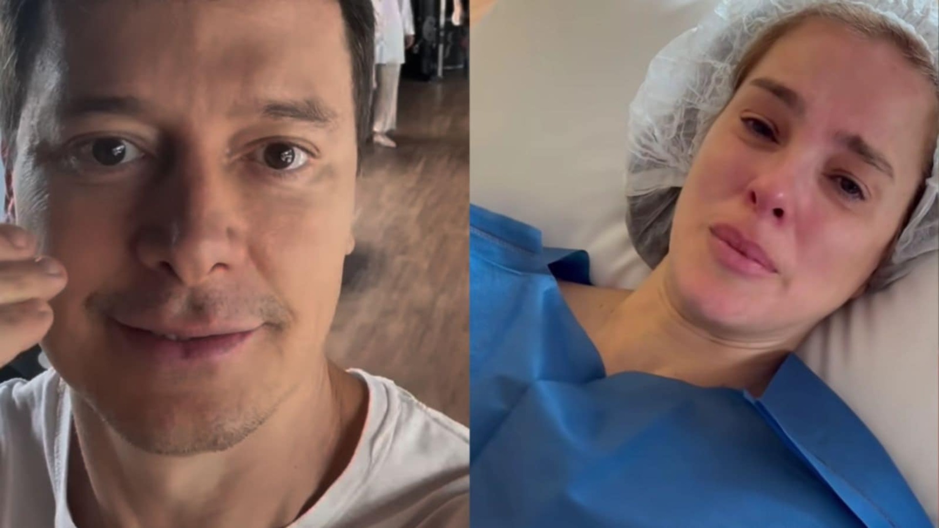 Rodrigo Faro emociona com vídeo de Vera Viel se despedindo antes de cirurgia