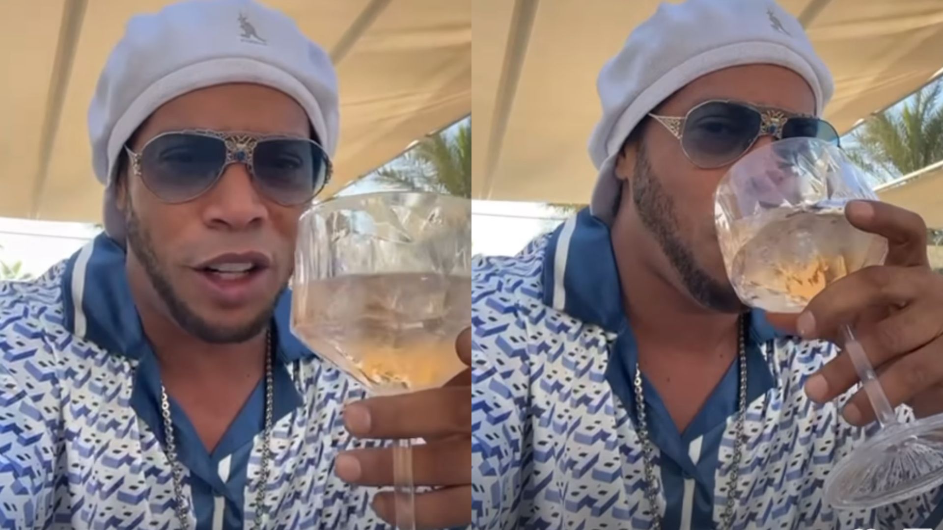 Ronaldinho Gaúcho faz primeira aparição após notícia de que será avô: ‘Na área’
