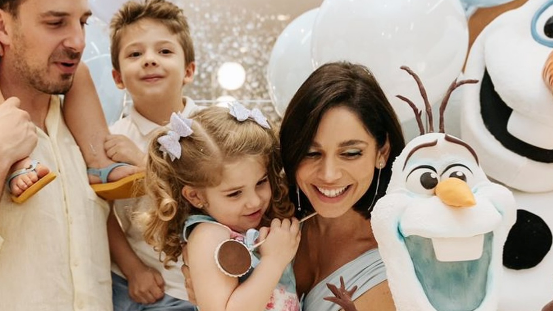 Filha de Sabrina Petraglia ganha festão em seu aniversário de 4 anos