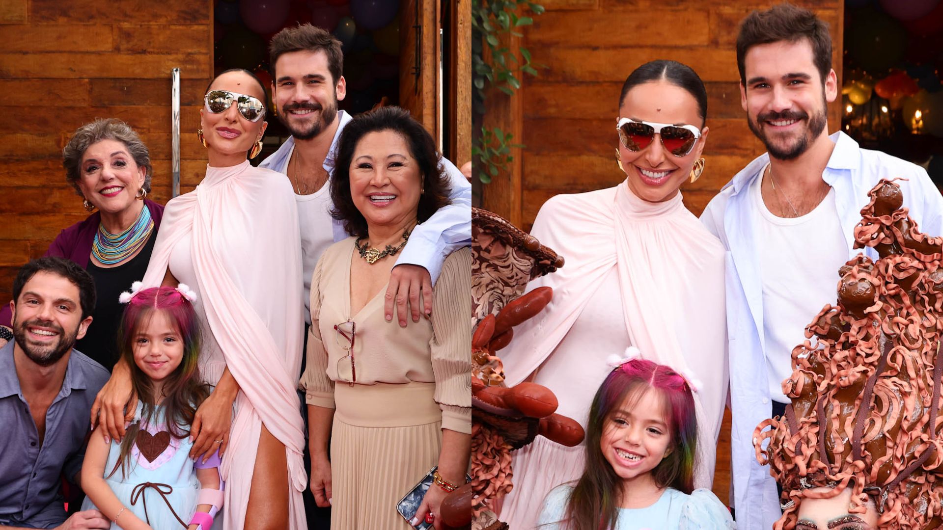 Sabrina Sato explica escolha de óculos escuros para look em aniversário de Zoe: “Disfarçar”
