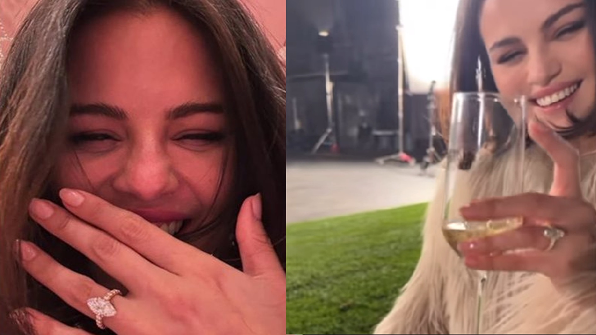 Selena Gomez surge em novo registro do dia em que ficou noiva de Benny Blanco
