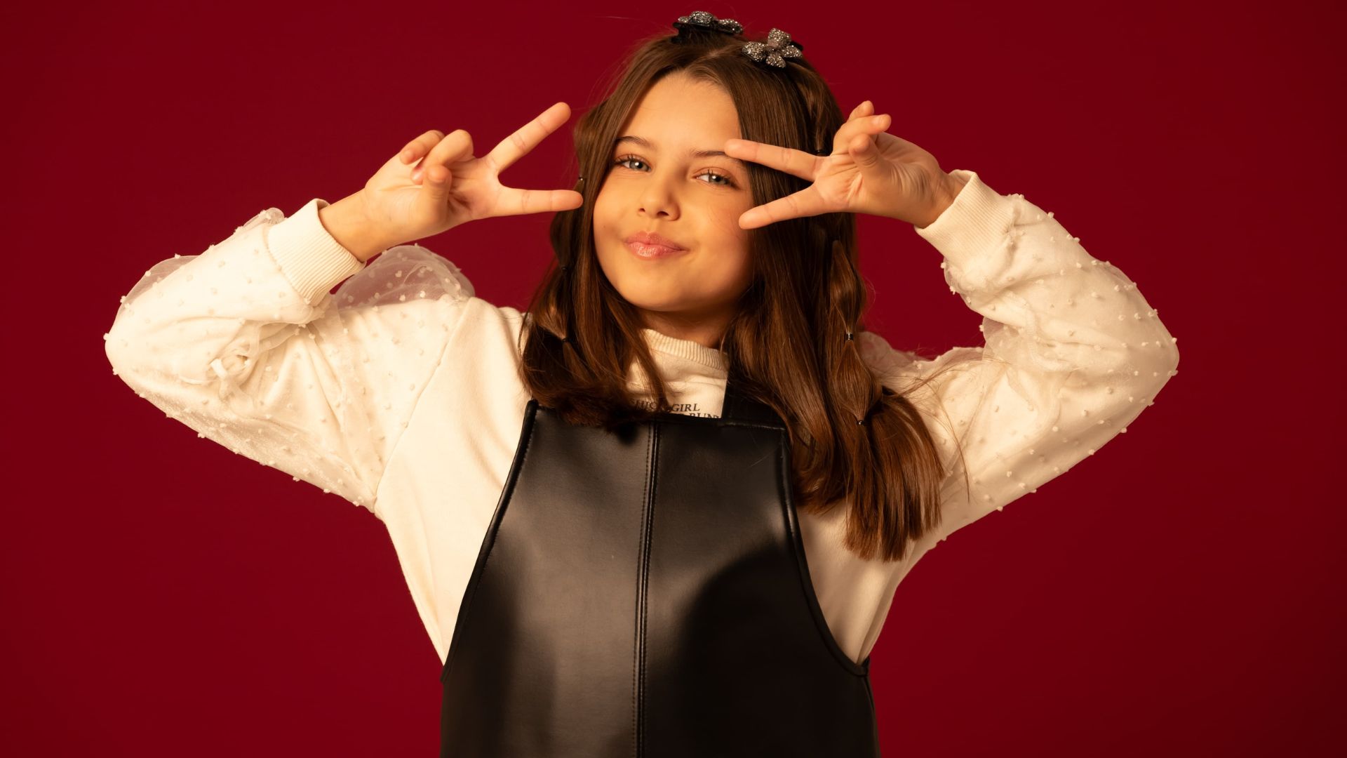 Atriz mirim Sofia Fornazari sonha em trabalhar com rainha dos baixinhos: ‘Me apoiou’