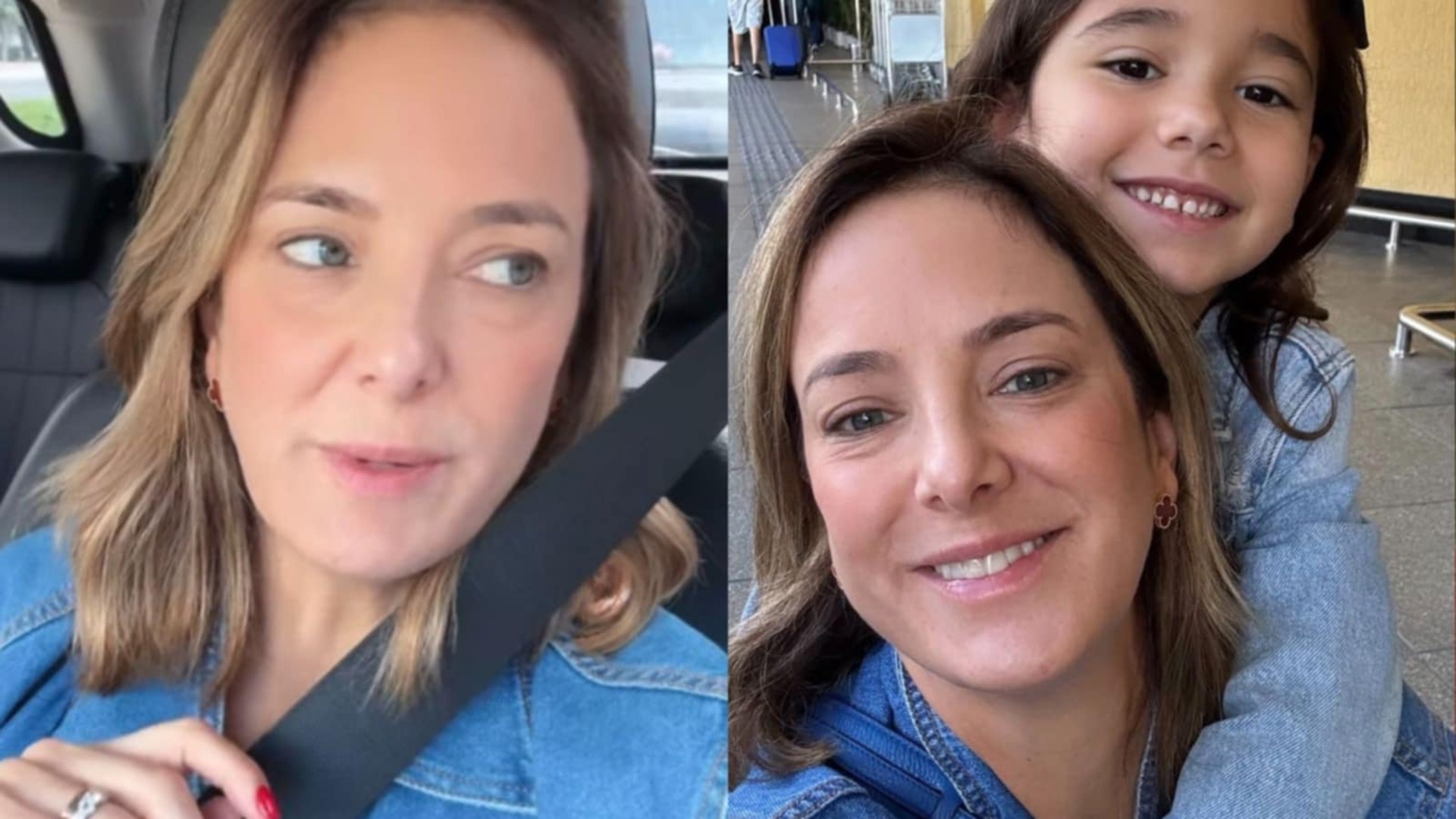 Ticiane Pinheiro explica por que não viajou com César Tralli e a filha