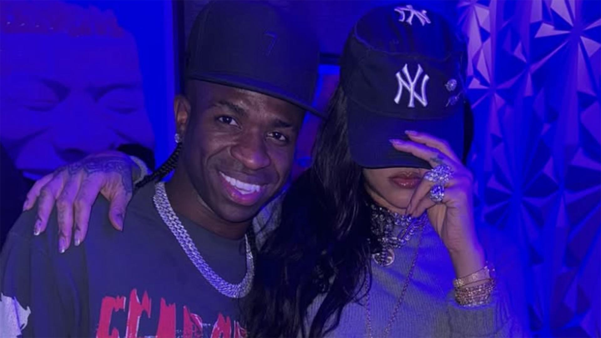 Vini Jr curte noitada com Rihanna nos Estados Unidos