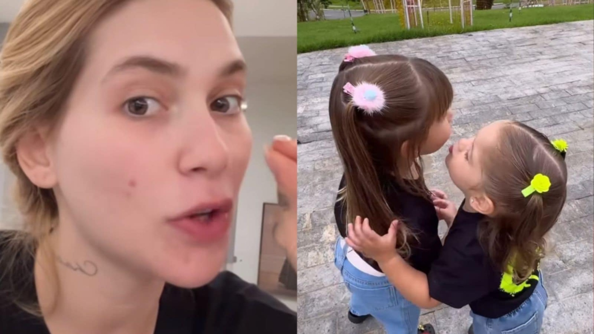 Virginia se emociona ao ver as filhas trocando declarações: ‘Muito amor’
