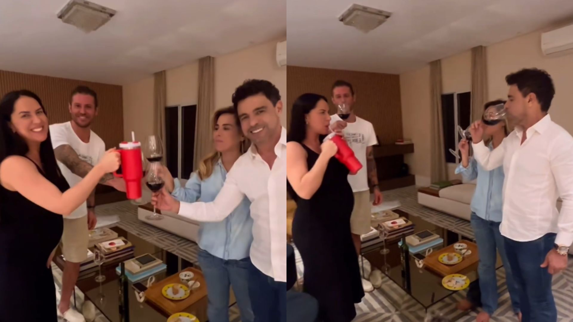 Wanessa Camargo celebra espera da irmã, filha de Zezé Di Camargo com Graciele