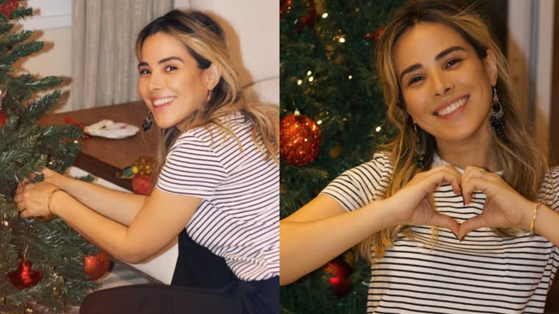 Wanessa Camargo mostra decoração de sua árvore de Natal com Dado Dolabella