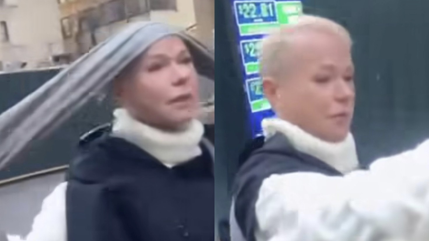 Xuxa mostra jeito inusitado de se proteger do frio em viagem para Nova Iorque