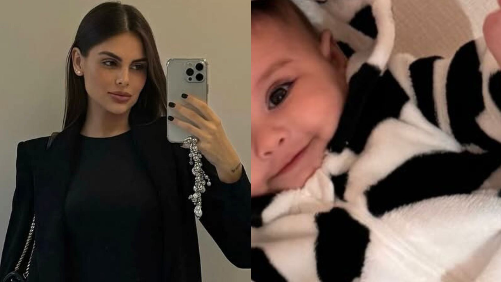 Filha de Neymar e Amanda Kimberlly encanta ao surgir de pijama em novas fotos
