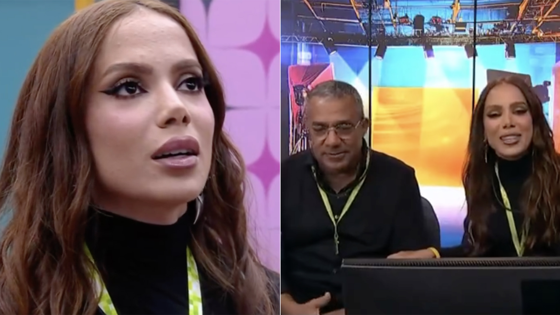 Anitta e o pai entram na casa do BBB 25 e tentam enganar os brothers