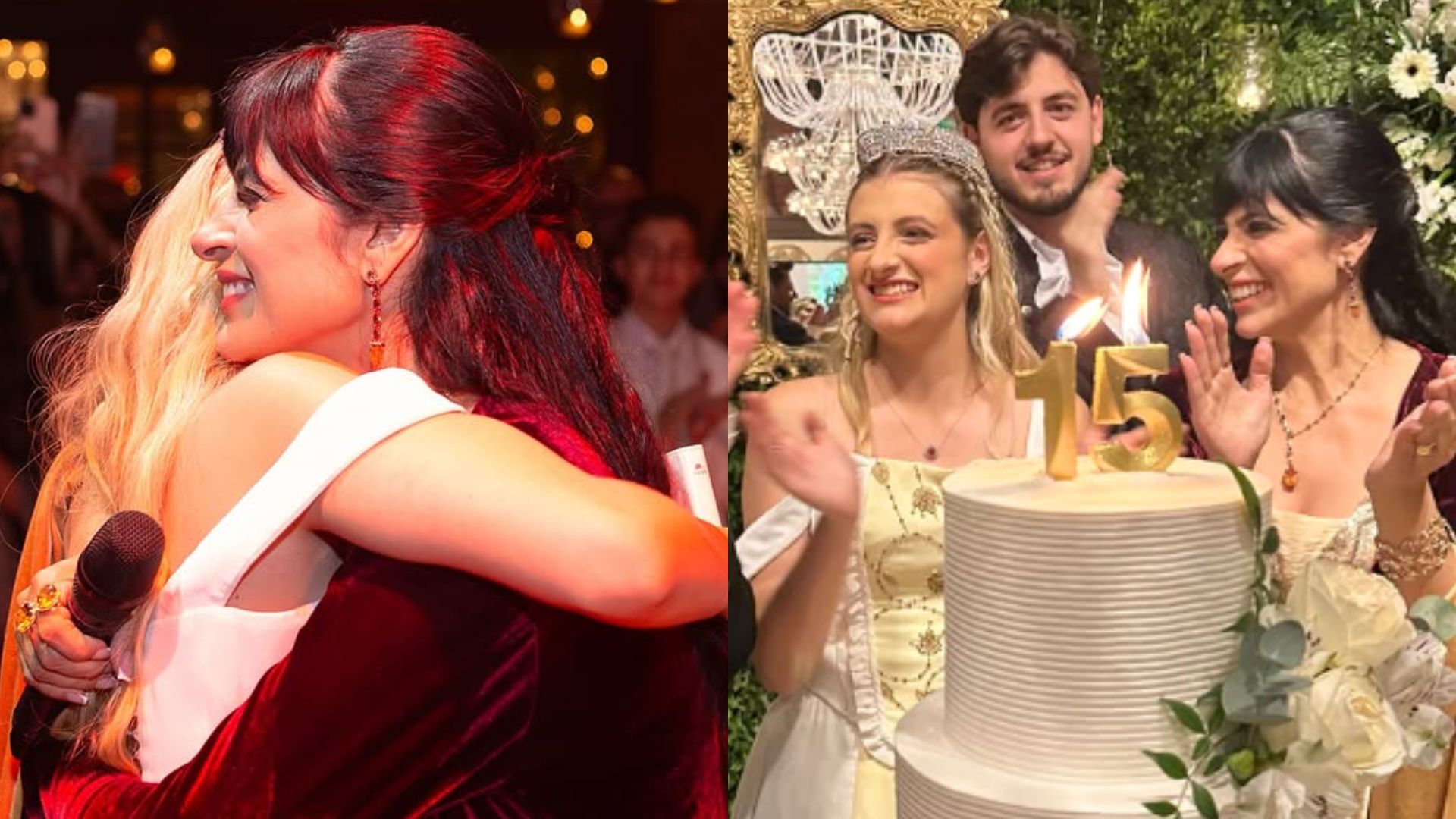 Fernanda Brum abre álbum da festa luxuosa de 15 anos da filha