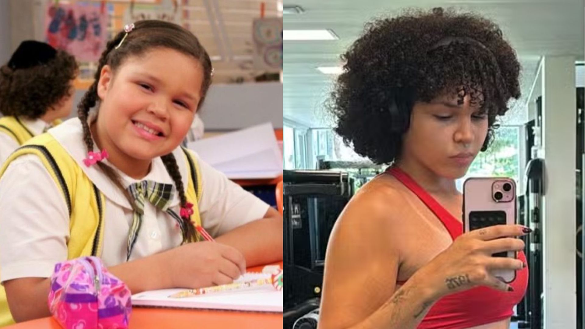 Filha de Simony surge com a barriga à mostra após perder 40kg sem cirurgia