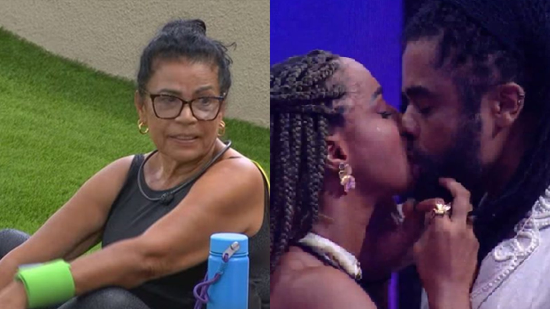 BBB 25: Após beijo, Vilma fala do affair entre Diogo Almeida e Aline: ‘Aparentemente’
