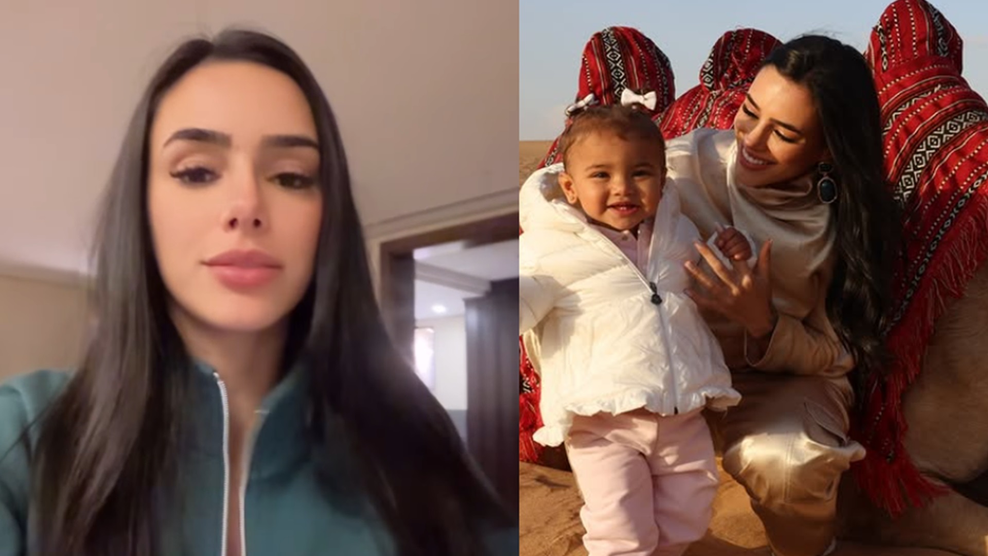 Bruna Biancardi conta que Mavie, sua filha com Neymar Jr, está doente