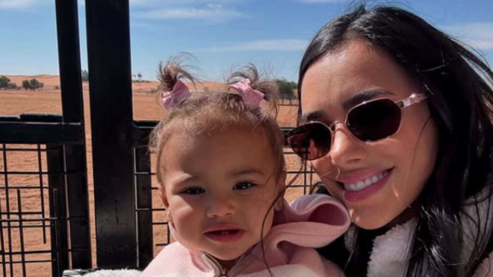 Bruna Biancardi compartilha registros em Safari ao lado de Mavie: ‘Nossa aventura’