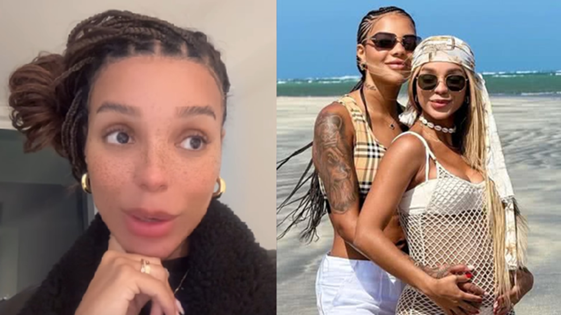 Brunna Gonçalves desabafa sobre avanço da gravidez com Ludmilla: ‘Me dá um nervoso’