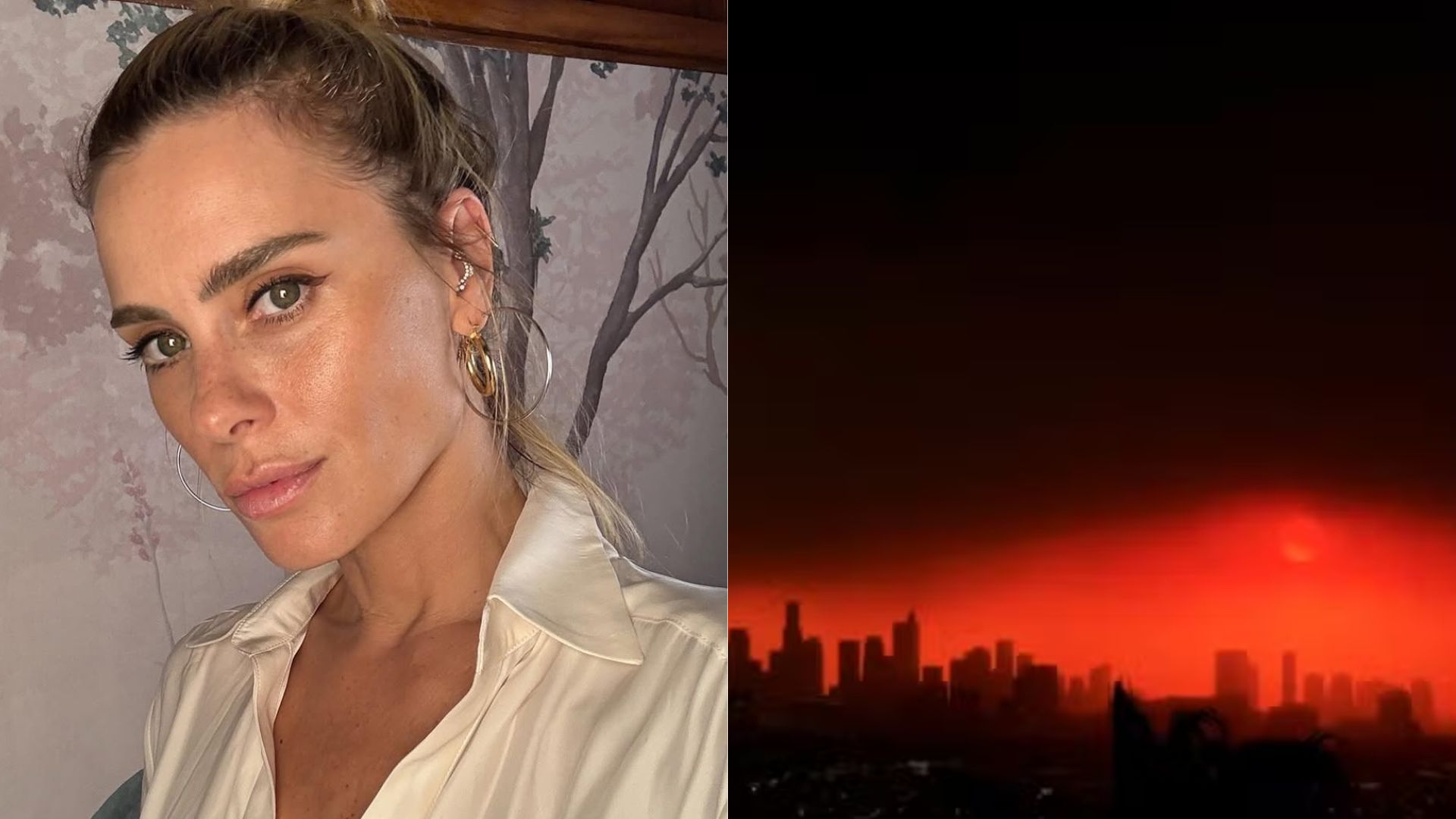 Carolina Dieckmann é criticada após comentário sobre incêndio em LA