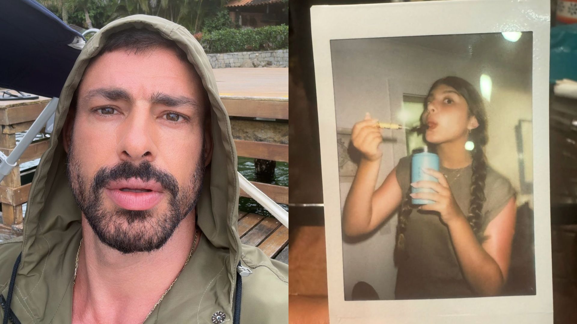 Cauã Reymond encanta ao abrir registros de fim de semana com a filha, Sofia