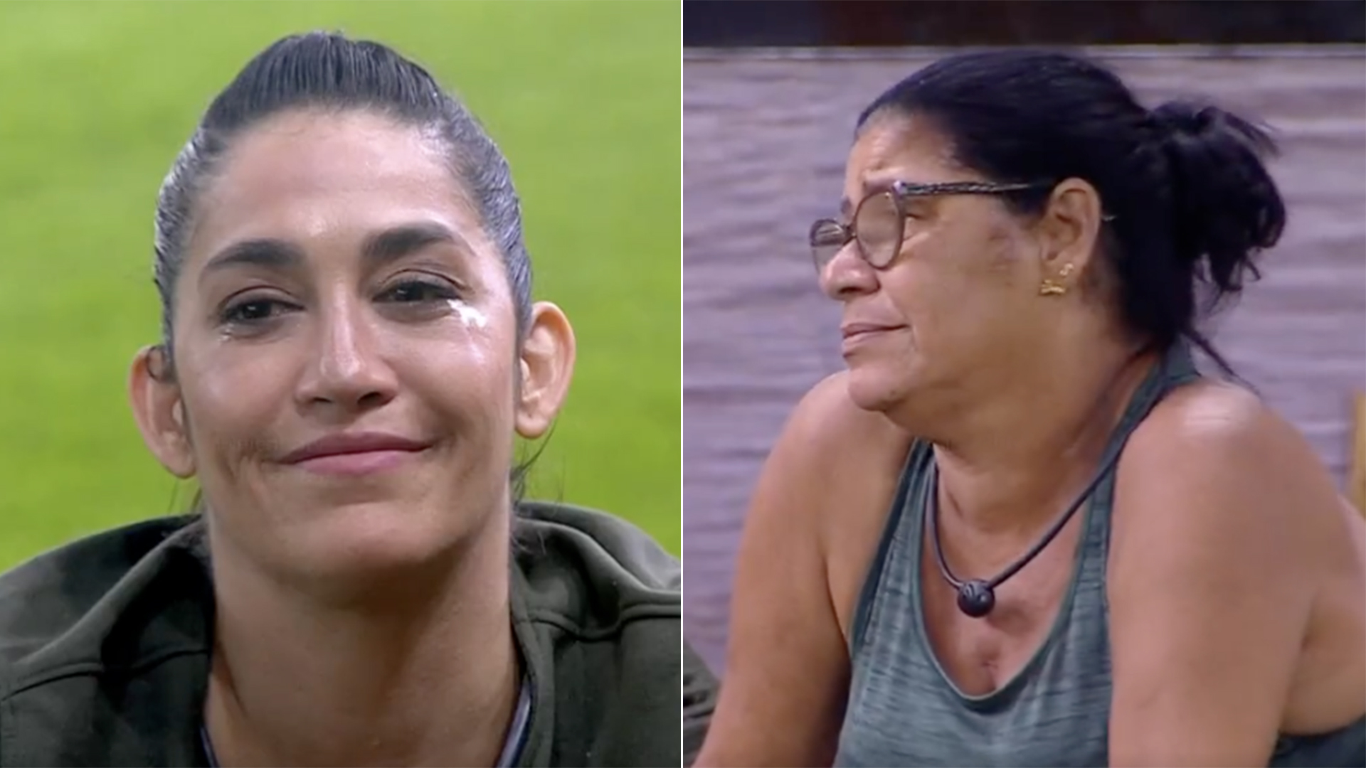 BBB 25: Delma emociona Daniele com incentivo: ‘Vá ser feliz’