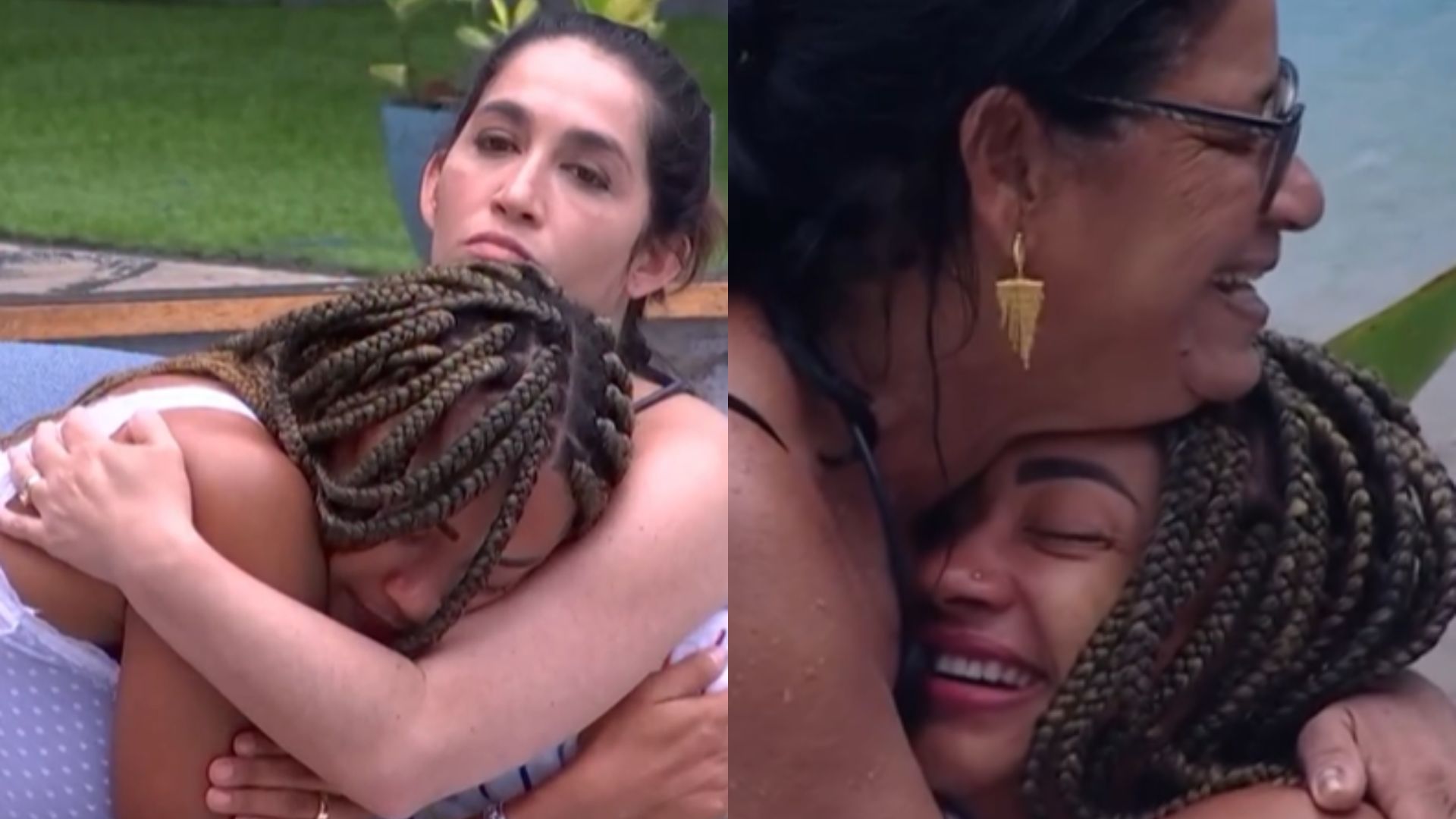 BBB 25: Com saudades da família, Aline é consolada por sisters durante crise de choro